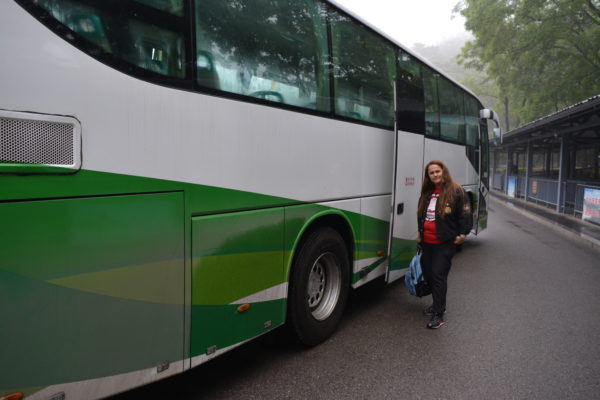 bus at mutianyu