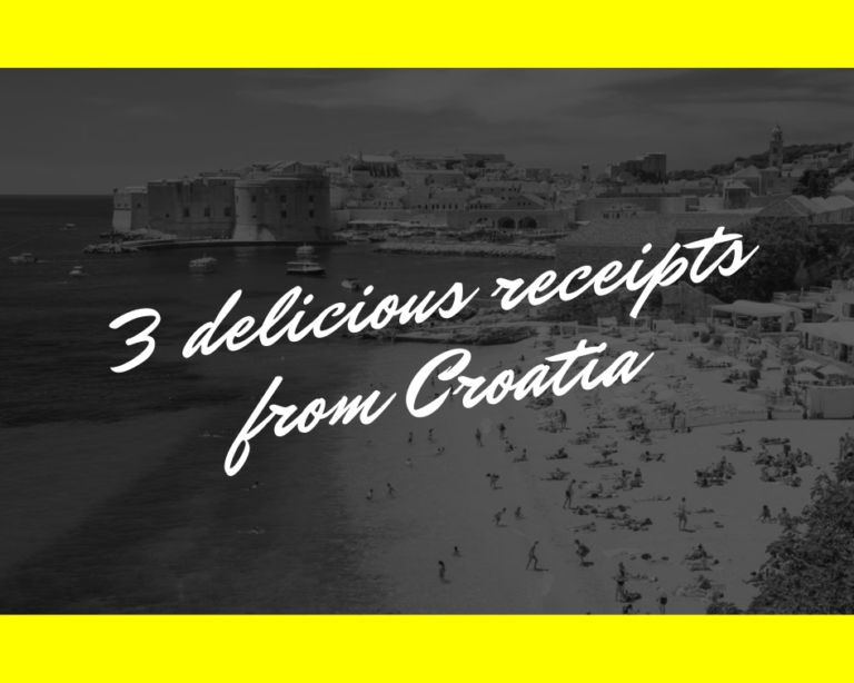Best receipts from Croatia